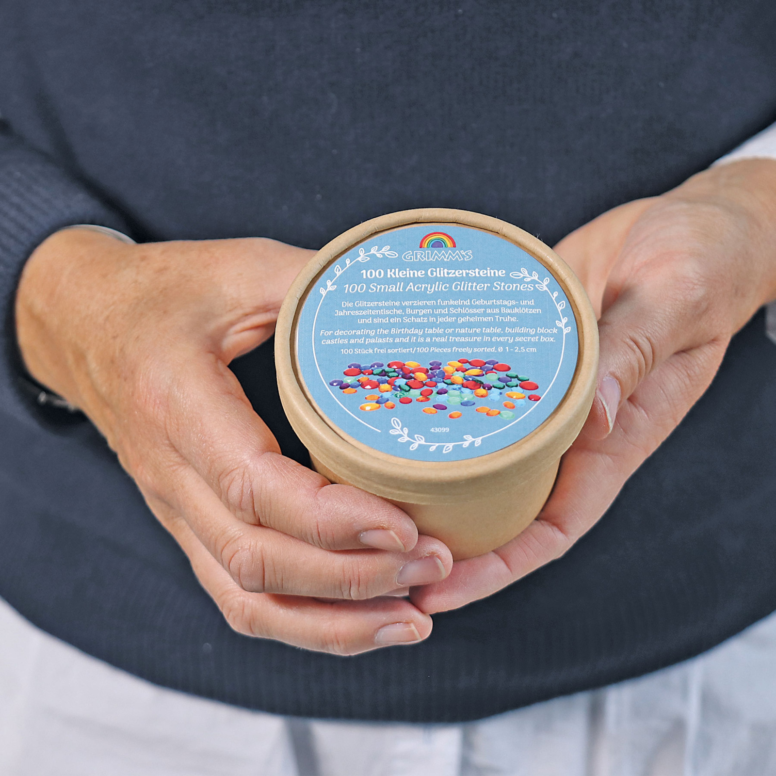 GRIMM's - Kleine Glitterstenen | 100 Stuks - Afbeelding 2