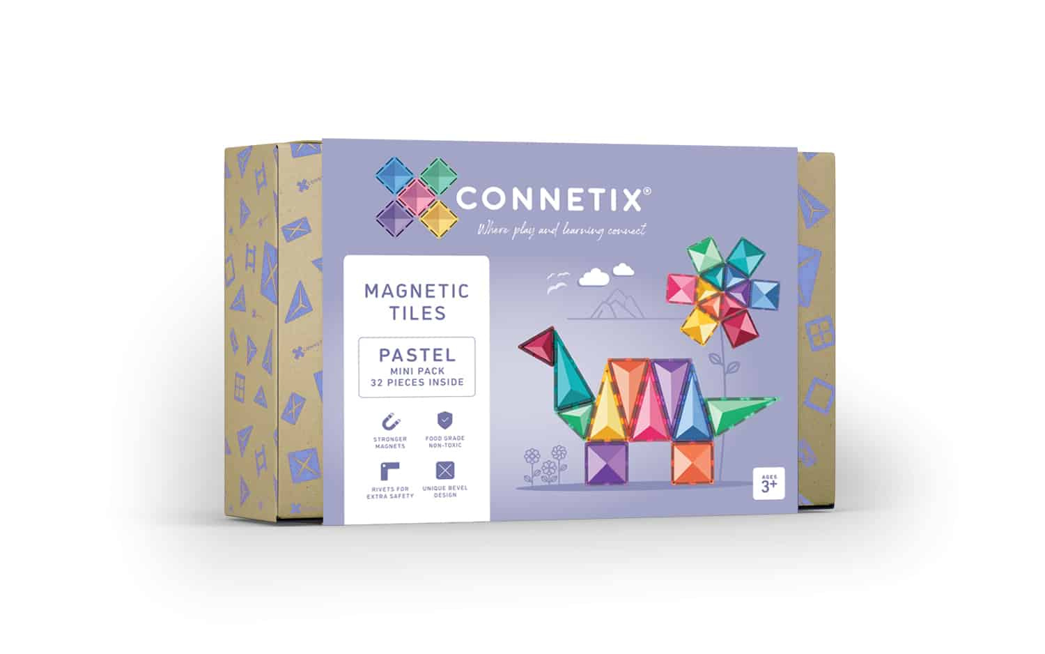 Connetix - Pastel Mini Pack | 32 Stuks