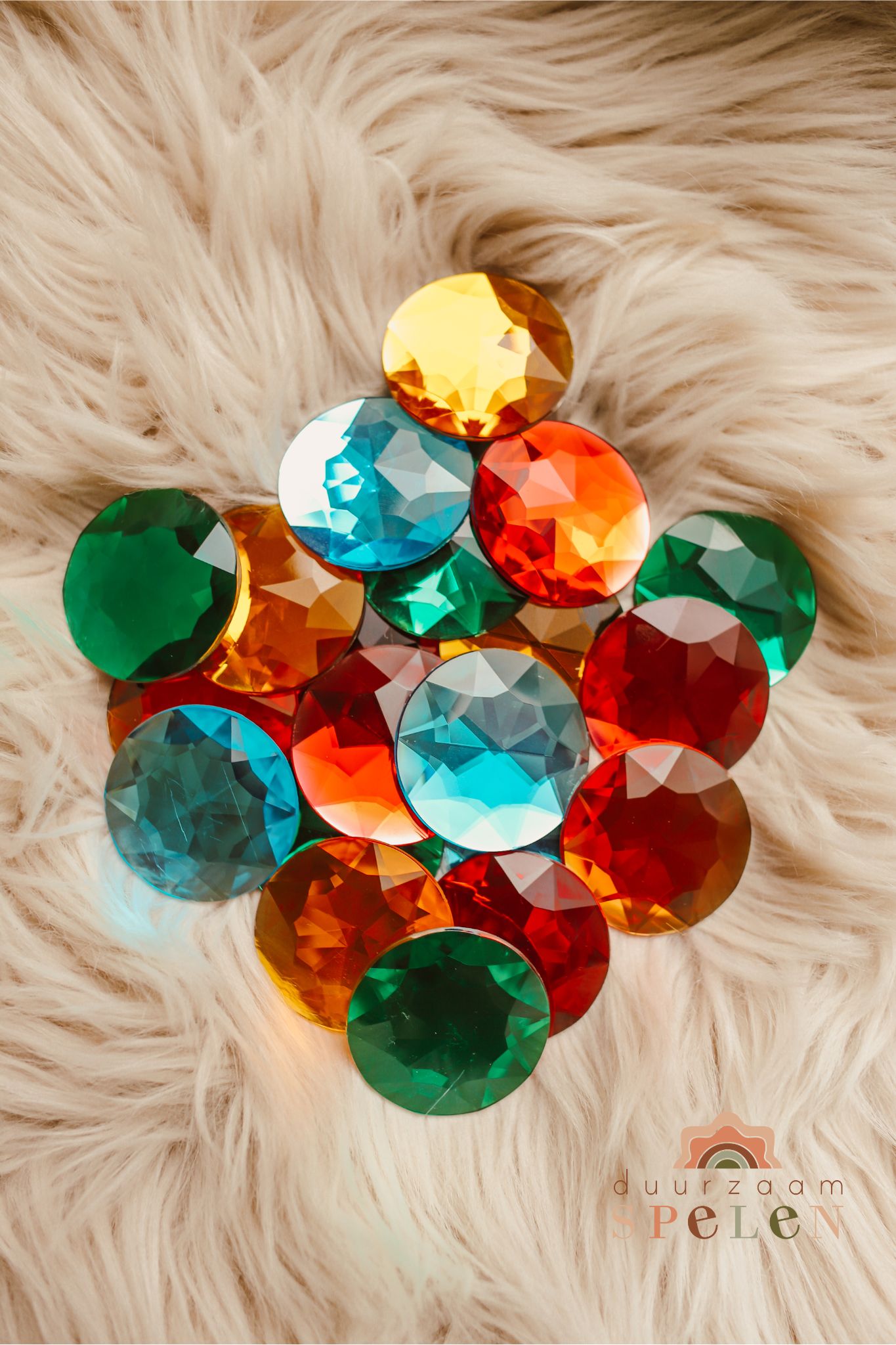 Bauspiel - Glitterstenen XL | 25 Stuks - Afbeelding 2