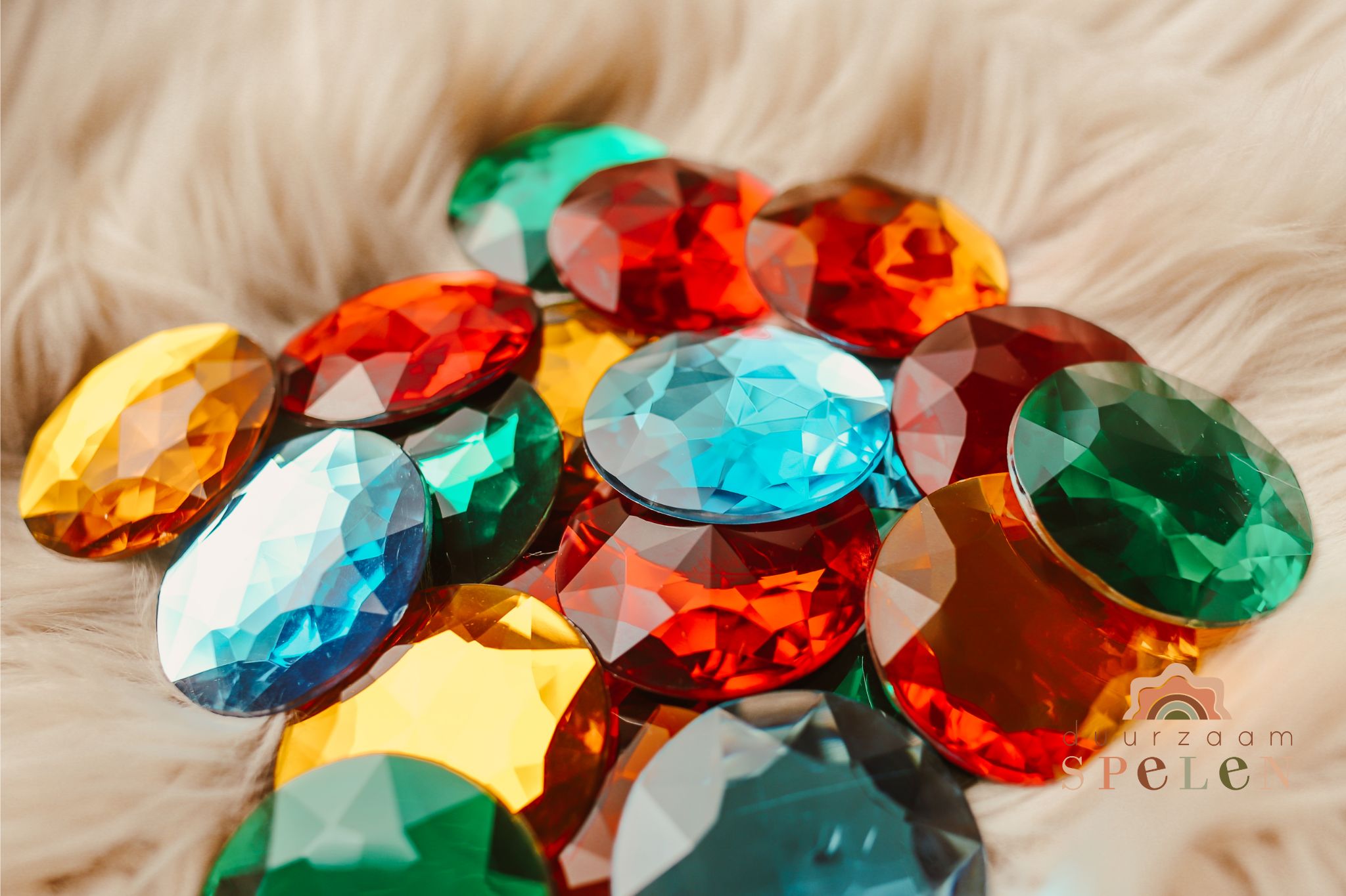 Bauspiel - Glitterstenen XL | 25 Stuks