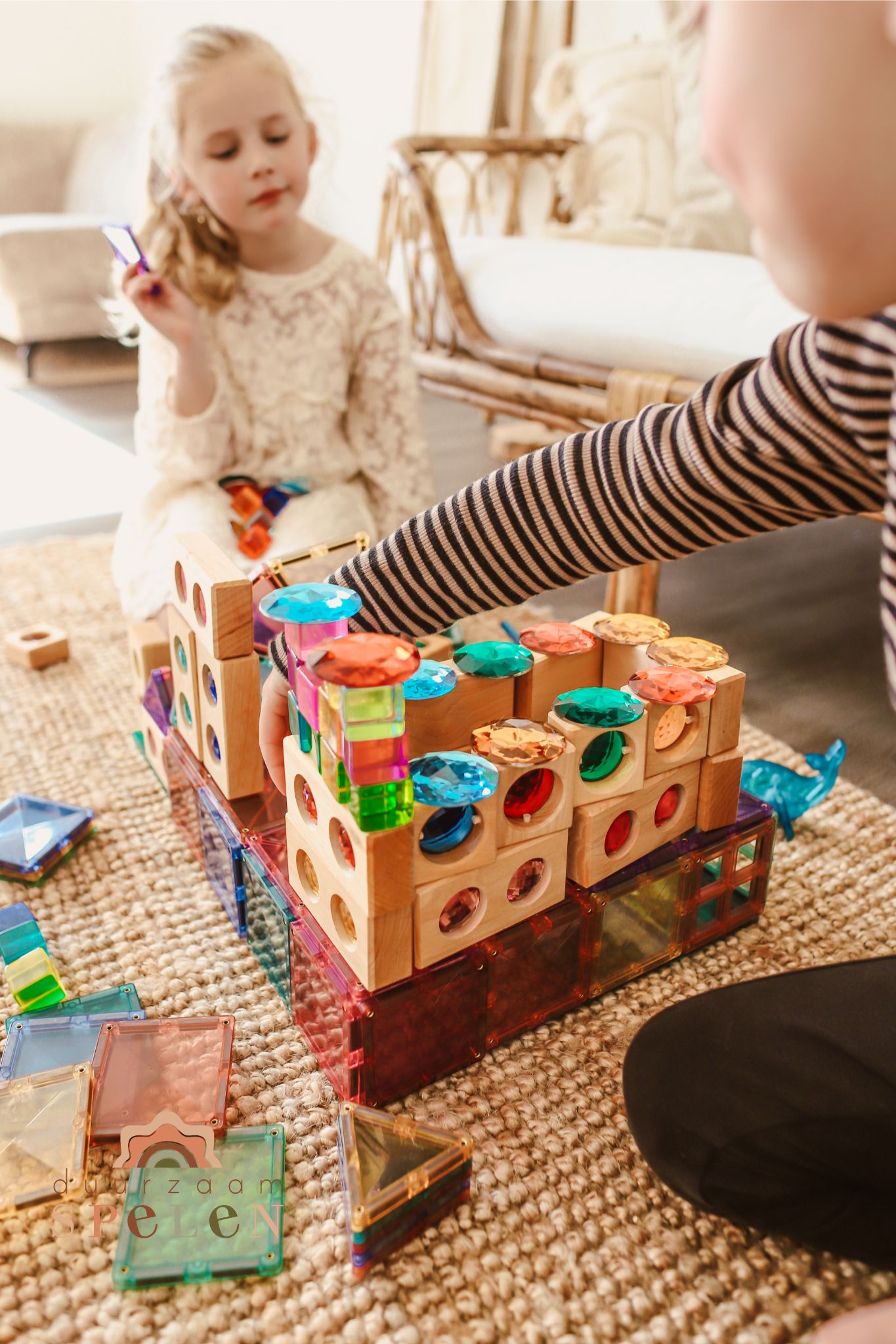 Bauspiel - Glitterstenen XL | 25 Stuks - Afbeelding 5