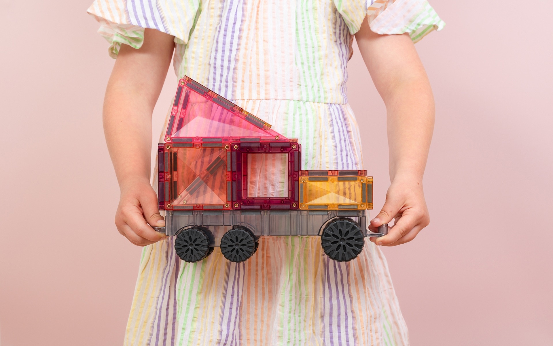 Connetix - Pastel Transport Pack | 50 Stuks - Afbeelding 3