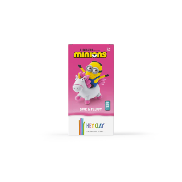 HeyClay - Limited Edition Minions | Minions Dave & Unicorn - 5 Potjes - Afbeelding 2