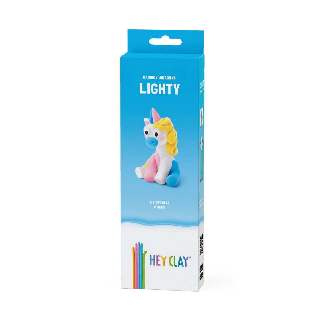 HeyClay - Rainbow Unicorn | Lighty - Afbeelding 2