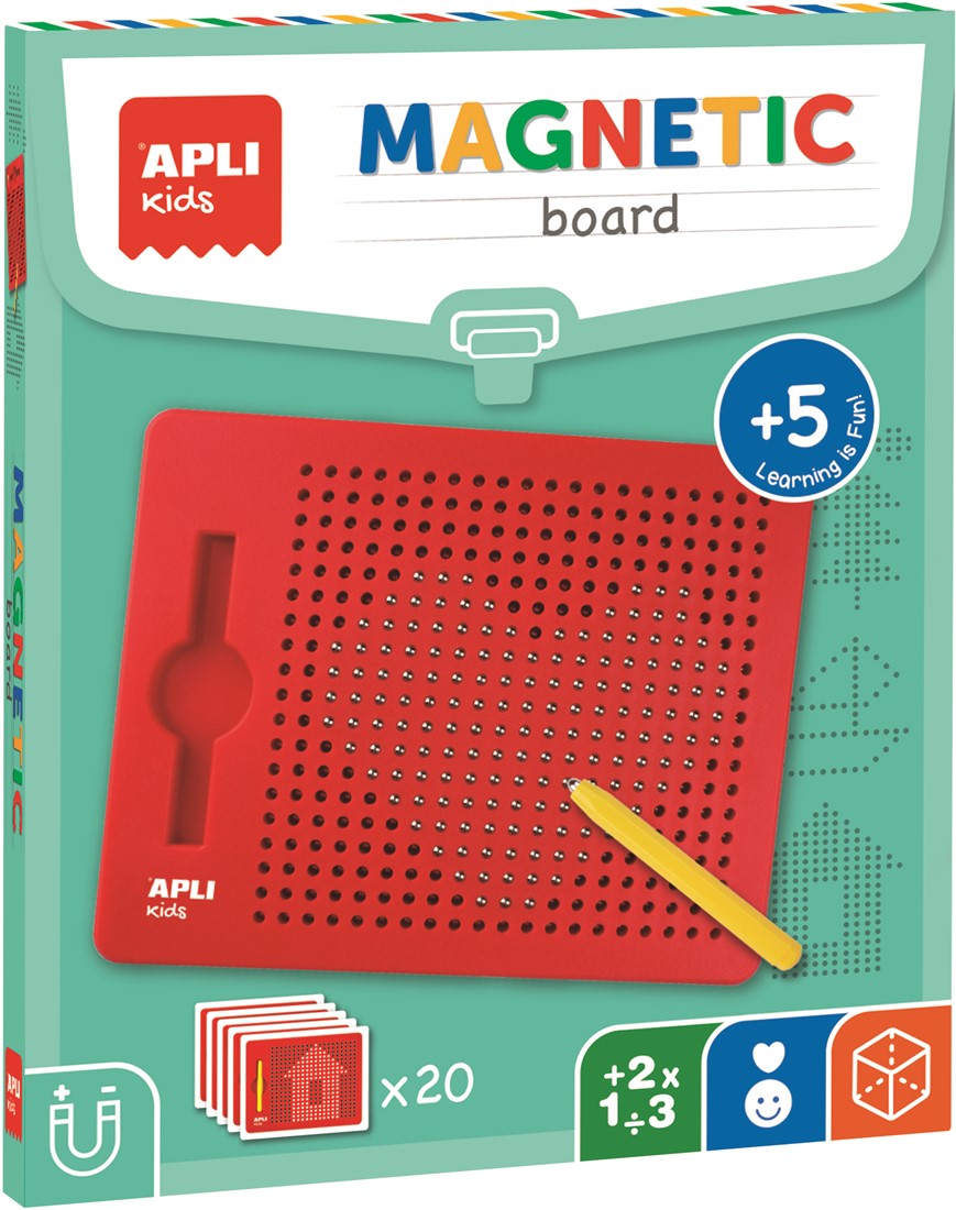 APLI - Magneetbord met Pen 21,5 x 17 cm | Klein