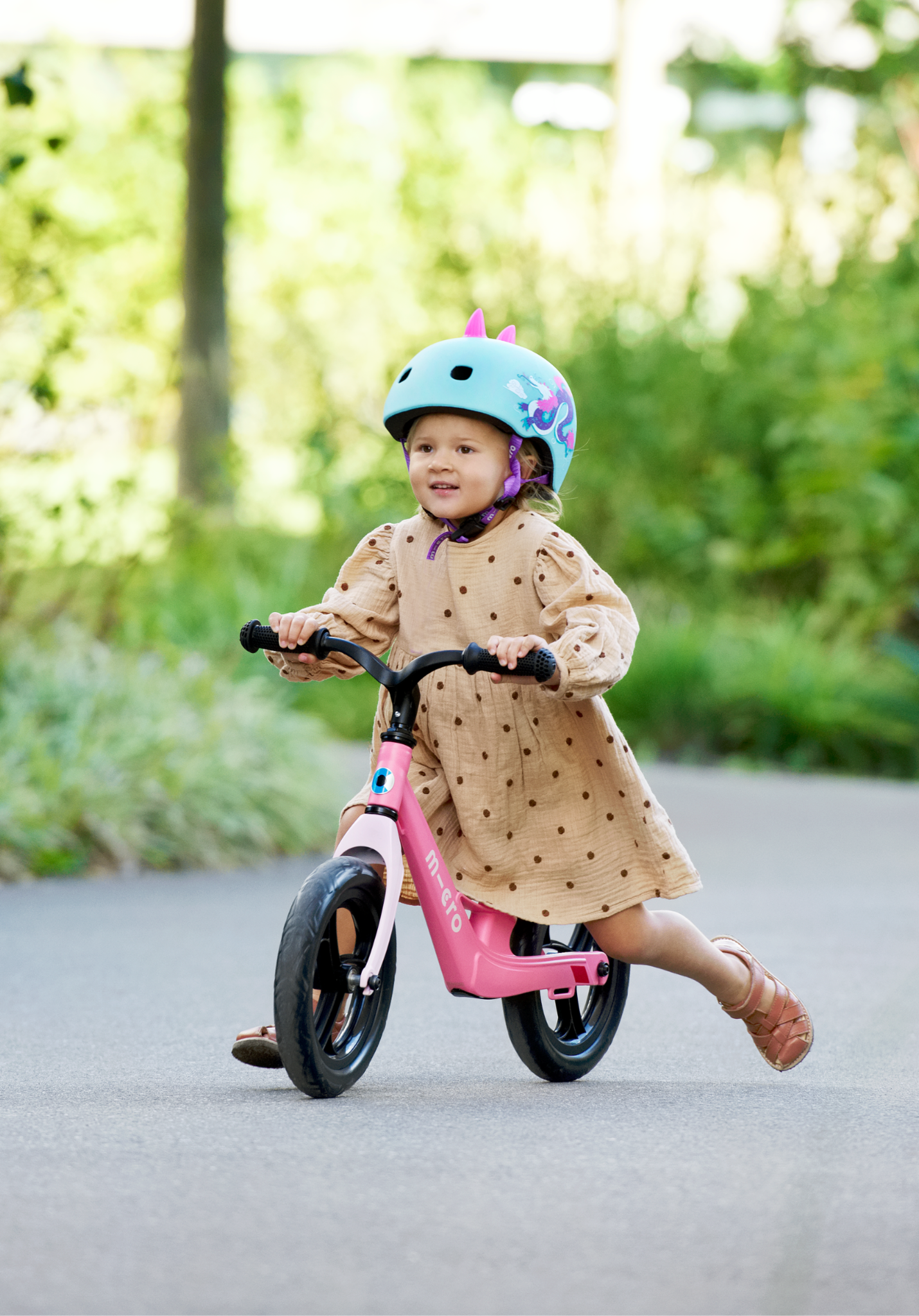 Micro loopfiets Lite | Flamingo Roze - Afbeelding 2