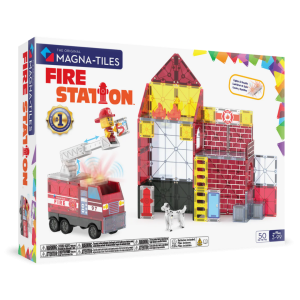 MAGNA-TILES - Fire Station Brandweerkazerne | 50 Stuks