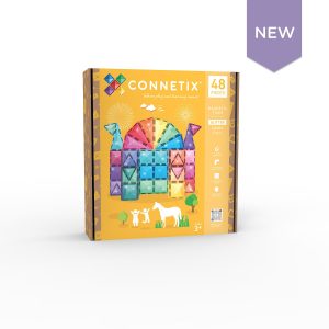 Connetix - Glitter Castle Pack | 48 Stuks