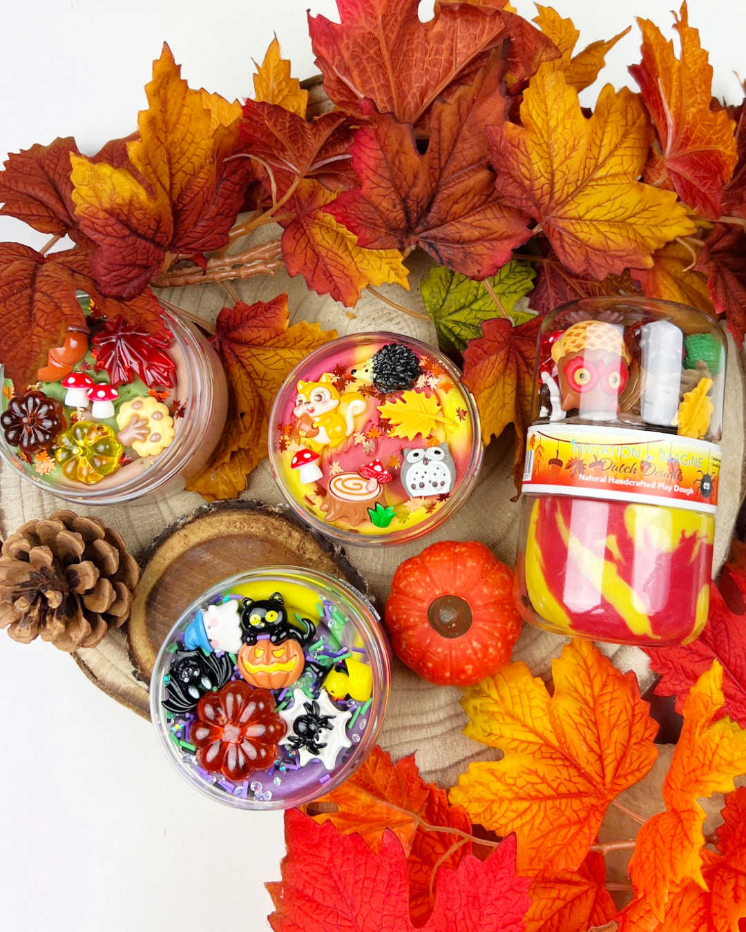 Invitation to Imagine - Surprise Pot Speelklei | Into The Woods | Herfst speelklei - Afbeelding 3