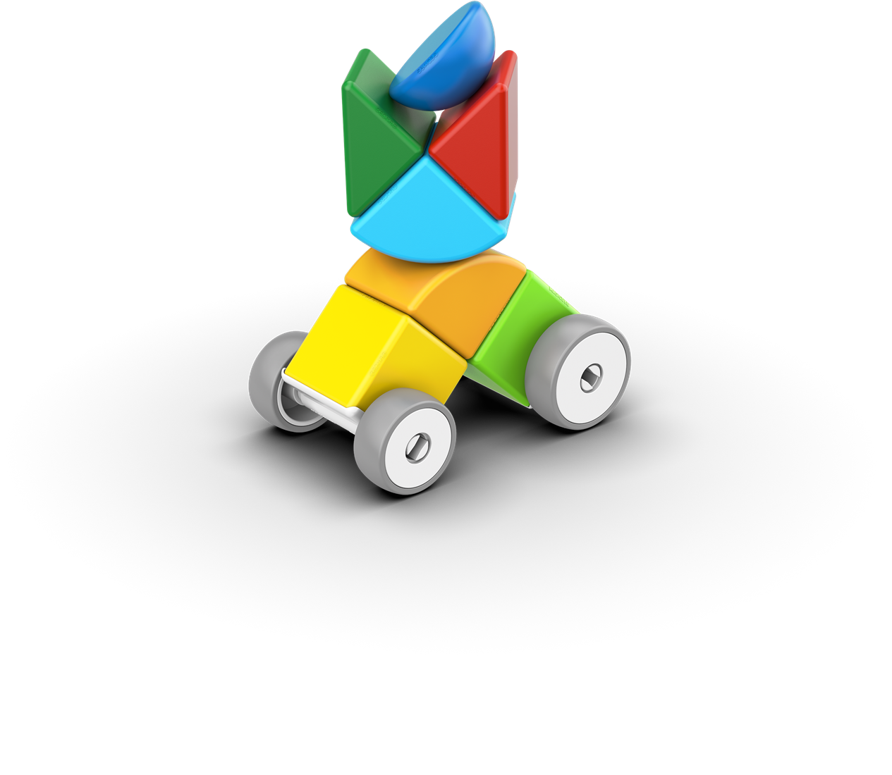 Geomag - MagiCube Cars Recycled | 13 pcs - Afbeelding 2