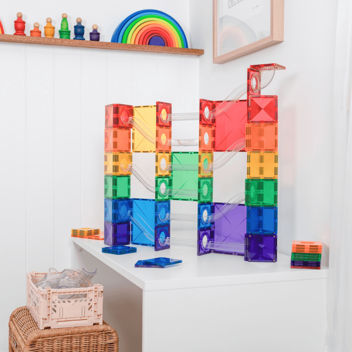 Connetix - Super Ball Run Pack | 134 Stuks - Afbeelding 2