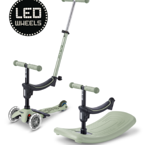 Micro Step - Mini Micro 6in1 Rock & Go LED | Groen