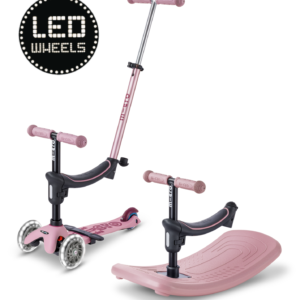 Micro Step - Mini Micro 6in1 Rock & Go LED | Roze