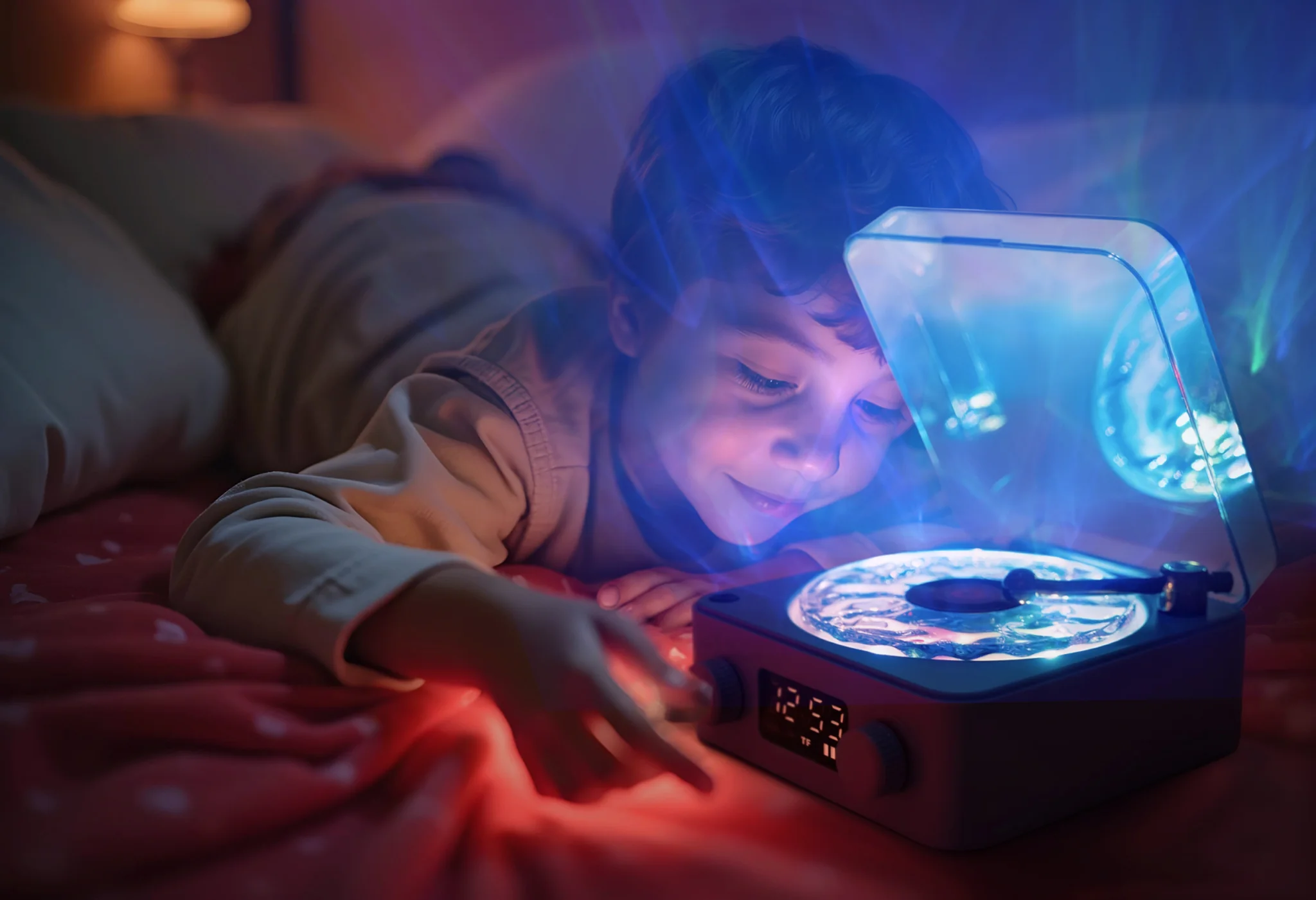 Little L - Projector Speaker Deep Relax | Blauw - Afbeelding 3