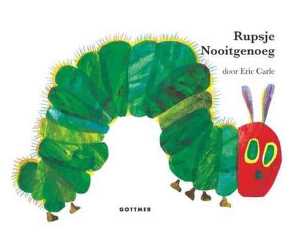 Rupsje Nooitgenoeg prentenboek van Eric Carle