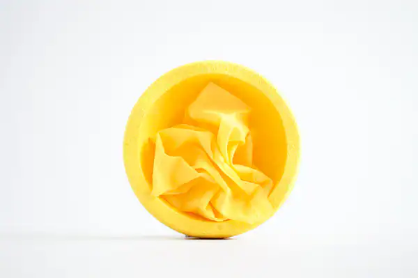 Laura's Play Cotton - Speeldoek | Yellow Lemon | 90 cm x 90 cm