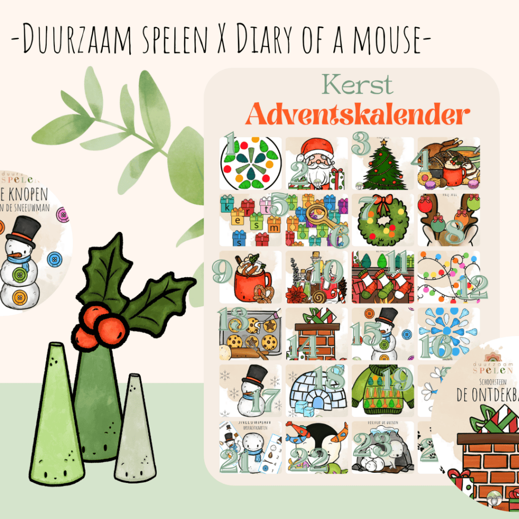Digitale Adventkalender Diary of a Mouse x Duurzaam Spelen