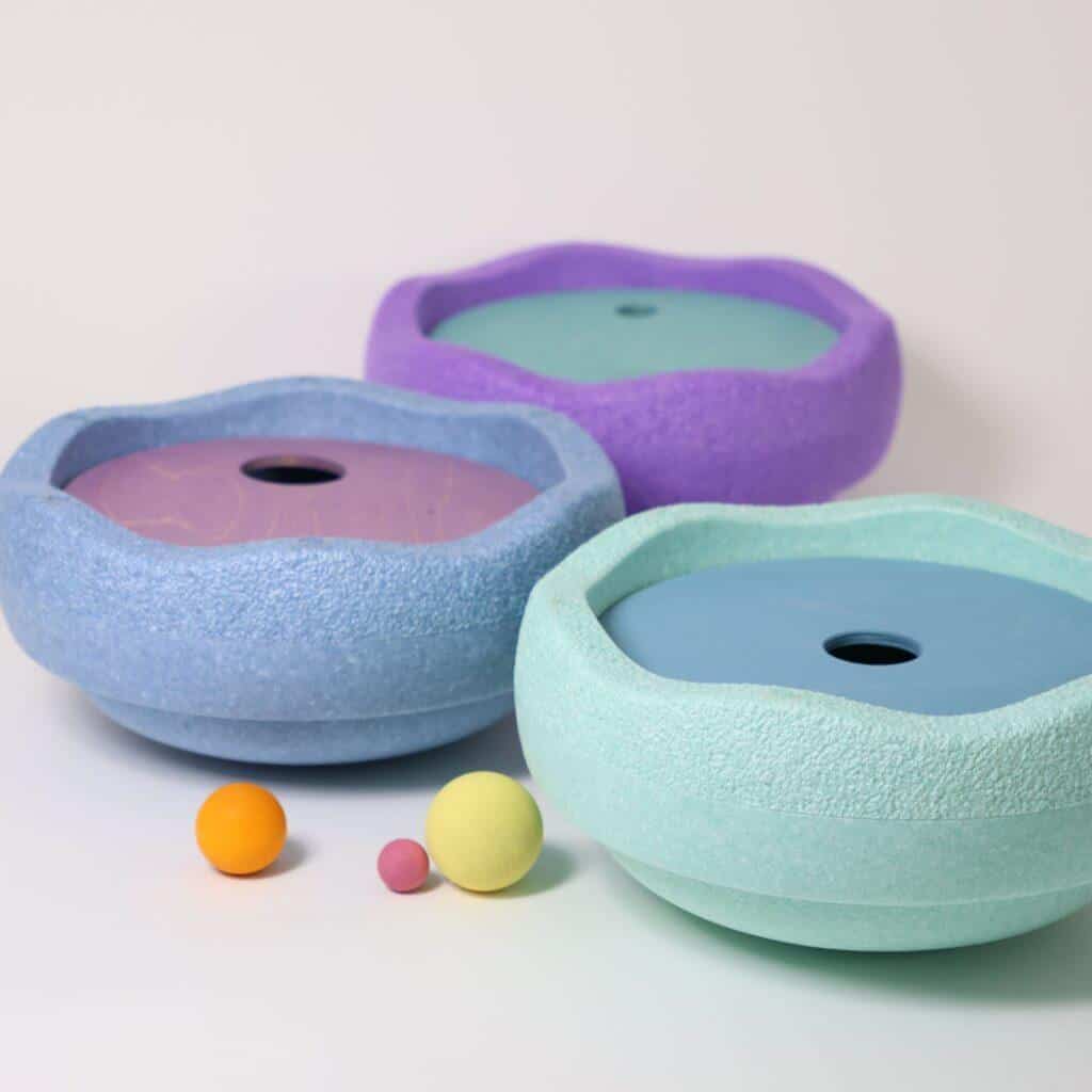 GRIMM'S x Stapelstein® - Rolling Discs - Cool Pastel | 3 Stuks