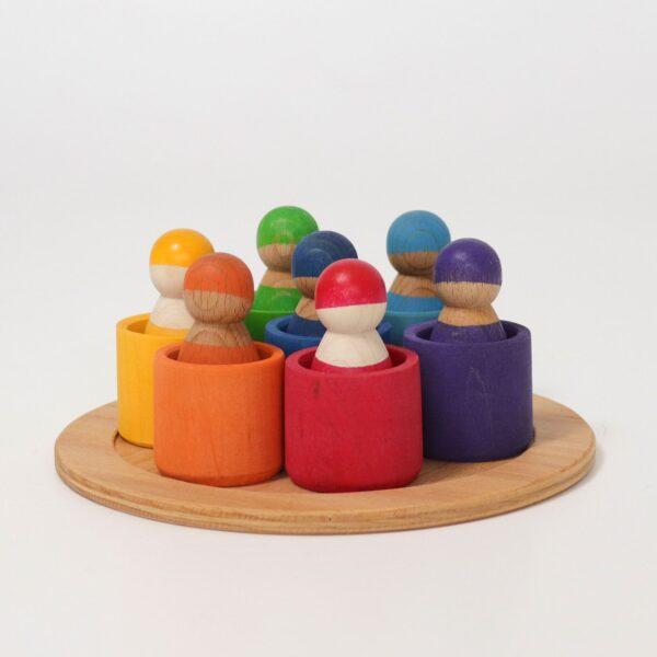 GRIMM'S - 7 Regenboog Vriendjes in Bakjes