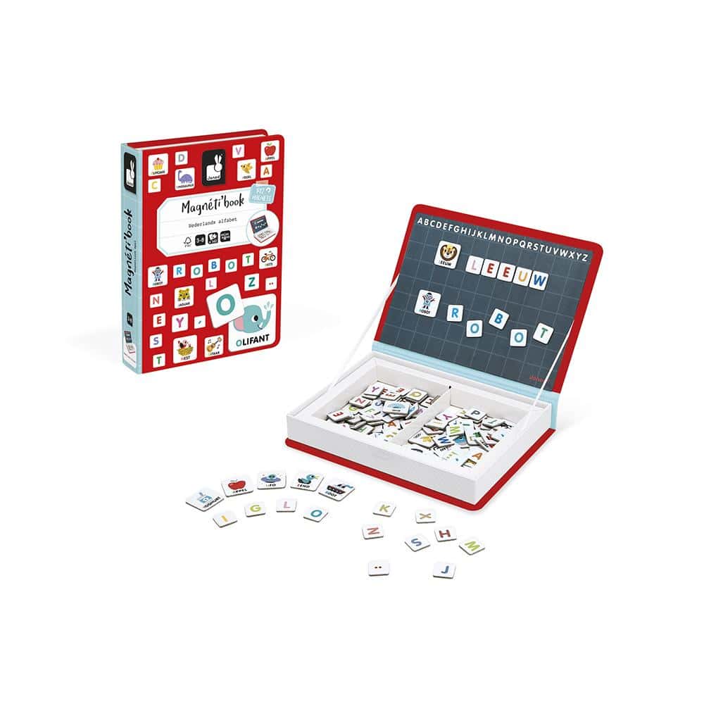 Janod - Magneetboek | Alfabet Nederlandstalig!