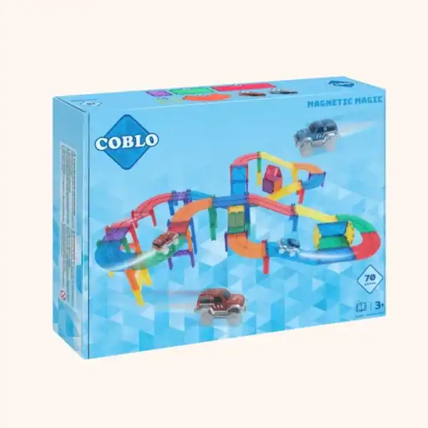 Coblo racebaan Classic | Magnetisch | 70 stuks