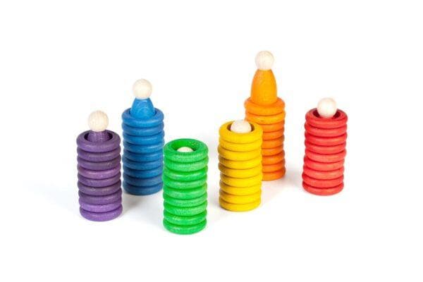 Grapat - Set van 6 Nins, 36 Ringen en 18 Munten