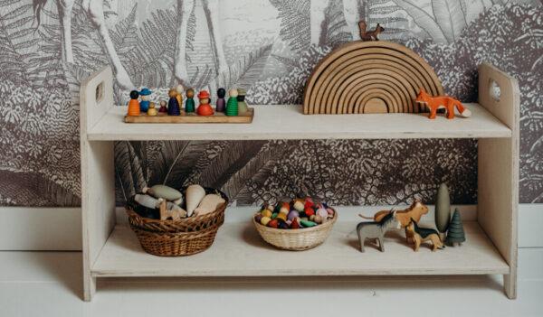 Klimdriehoeken - Toy Shelf | Klein 100x51x30 cm