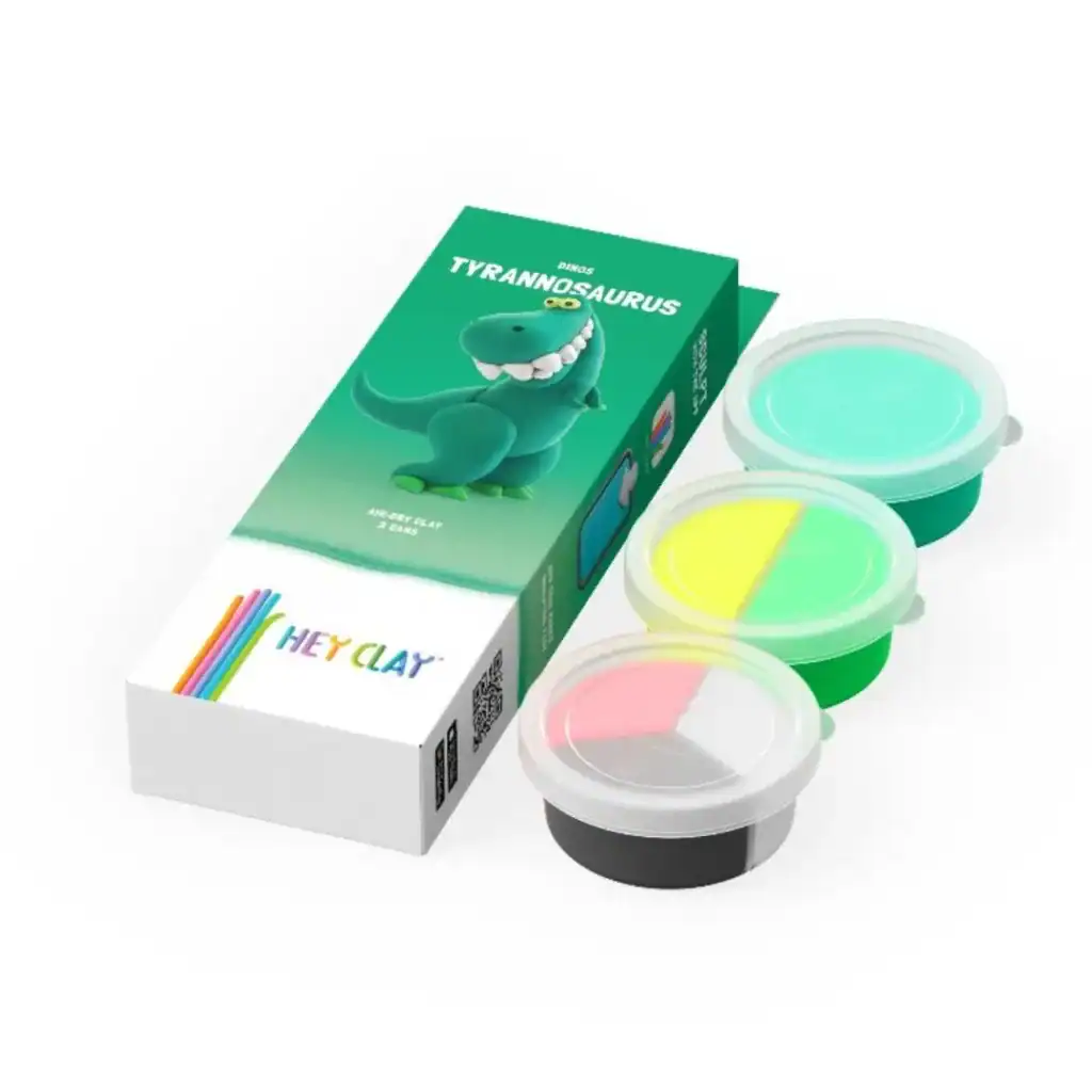 HeyClay - Tyrannosaurus T-Rex | 3 Potjes