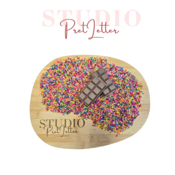 Studio Pretletter - PLA Loose Parts | Chocolade