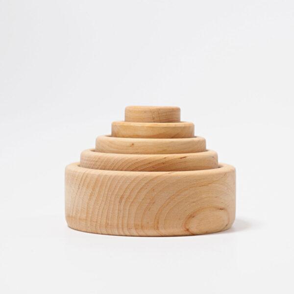 GRIMM'S - Houten Stapelbakjes | Naturel