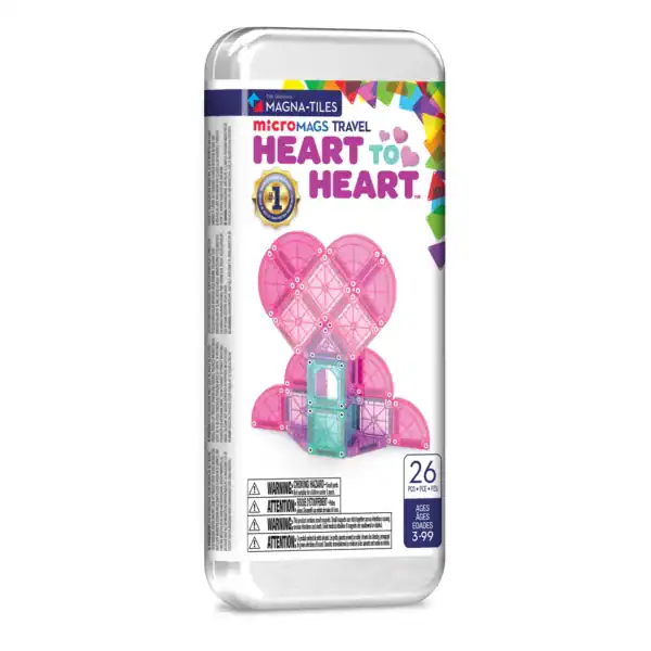MAGNA-TILES - microMags Travelset Heart to Heart | 26 delig