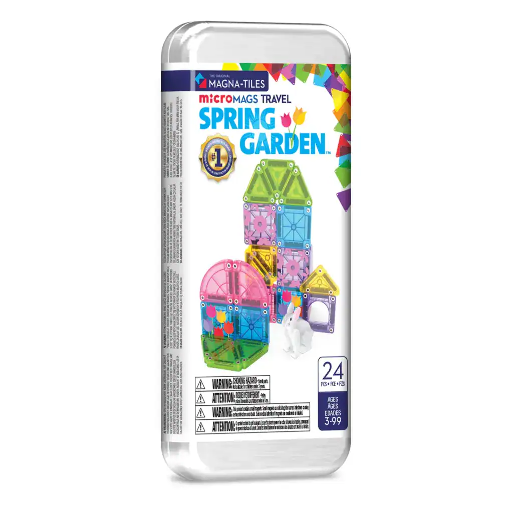 MAGNA-TILES - microMags Travelset Spring Garden | 24 delig