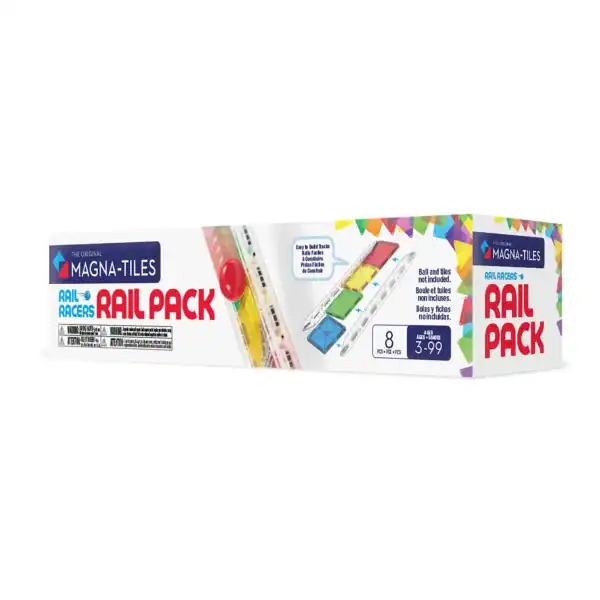 MAGNA-TILES®- Rail Racers | 8-Stuks Rail Pack