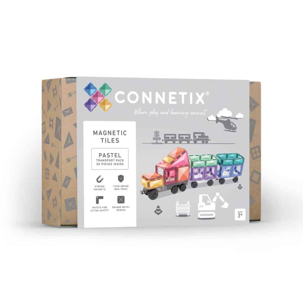 Connetix - Pastel Transport Pack | 50 Stuks
