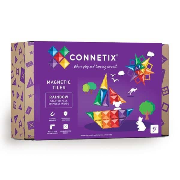 Connetix - Rainbow Starter Pack | 60 Stuks