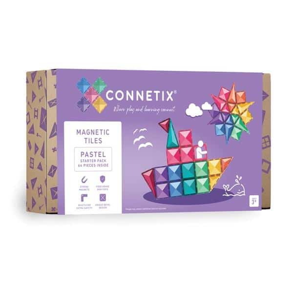 Connetix - Pastel Starter Pack | 64 Stuks