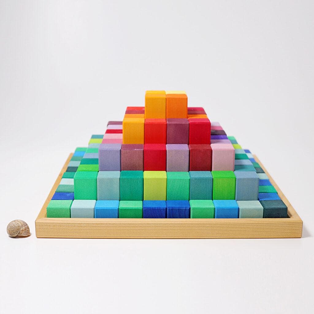 GRIMM'S - Grote Piramide Blokkenset | 100-delig |