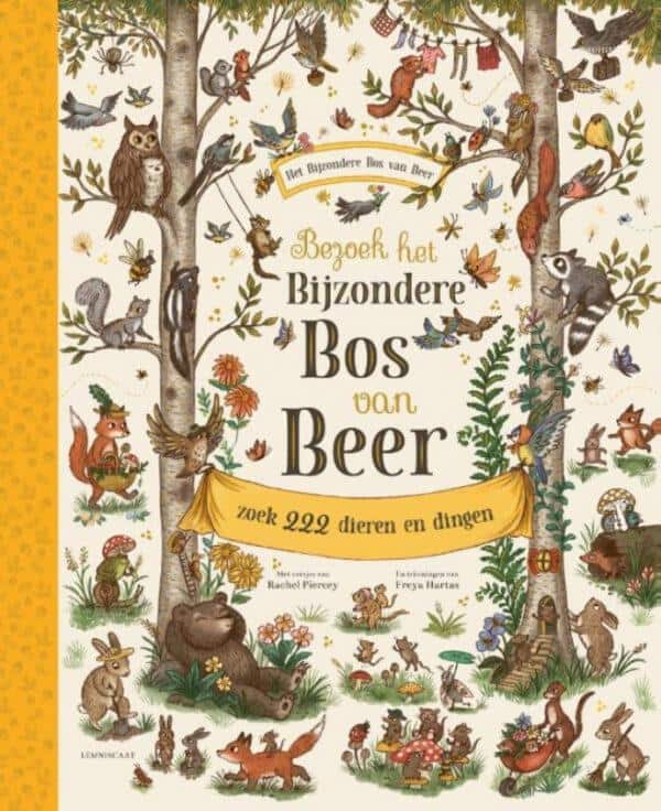 Bezoek het Bijzondere Bos van Beer zoekboek van Rachel Piercey
