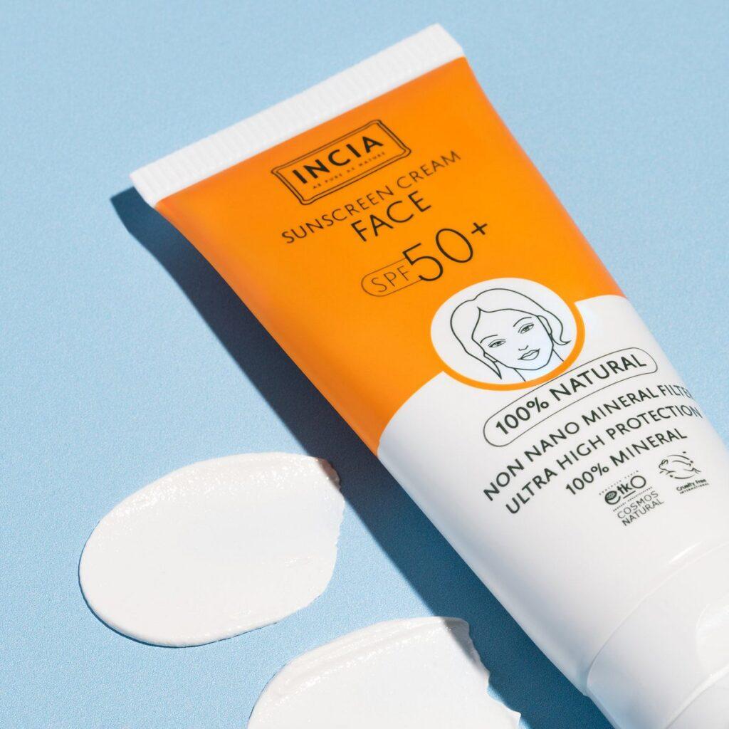 INCIA | Natuurlijke Zonnebrandcrème voor het Gezicht SPF 50