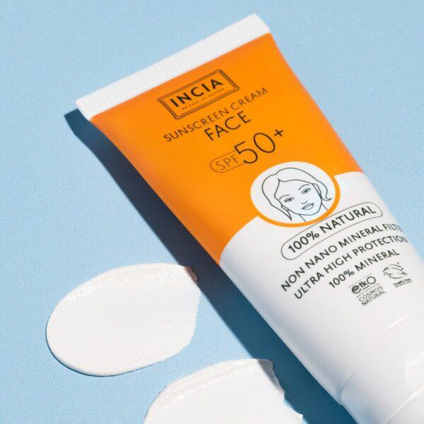 INCIA zonnebrandcrème voor het gezicht | SPF 50
