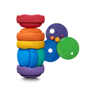 Stapelstein® | Grimms x Stapelstein® Set | Rainbow