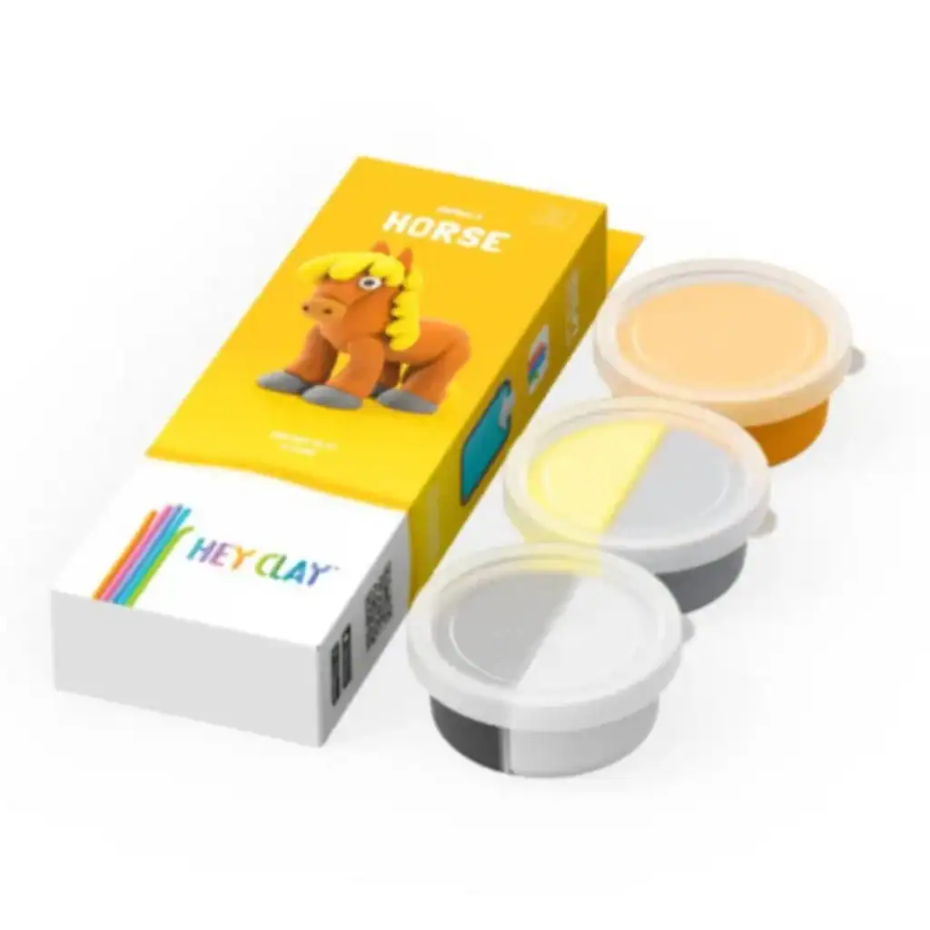 HeyClay - Paard | 3 Potjes