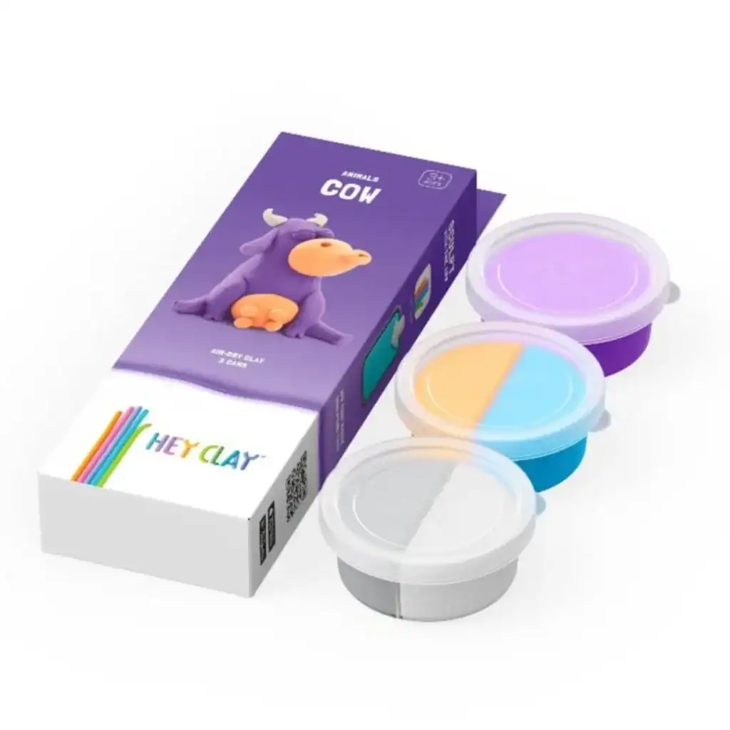 HeyClay - Koe/Cow | 3 Potjes