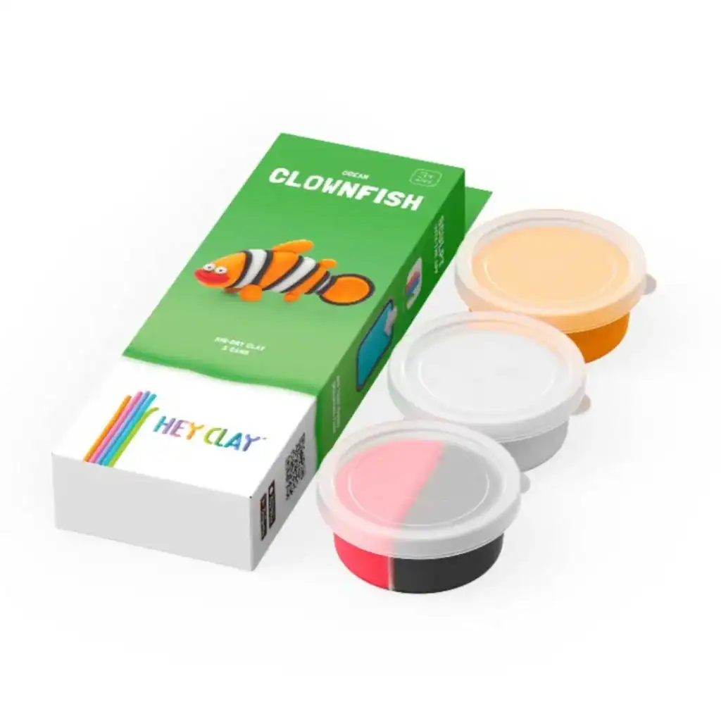 HeyClay - Clownvis/Clownfish | 3 Potjes