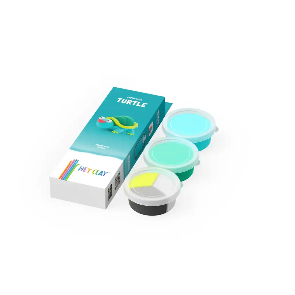 HeyClay - Schildpad | 3 Potjes