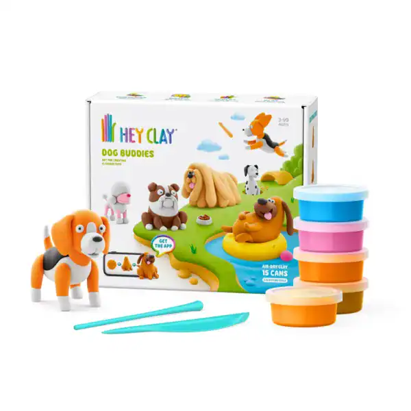 HeyClay - Dog Buddies | 15 Potjes