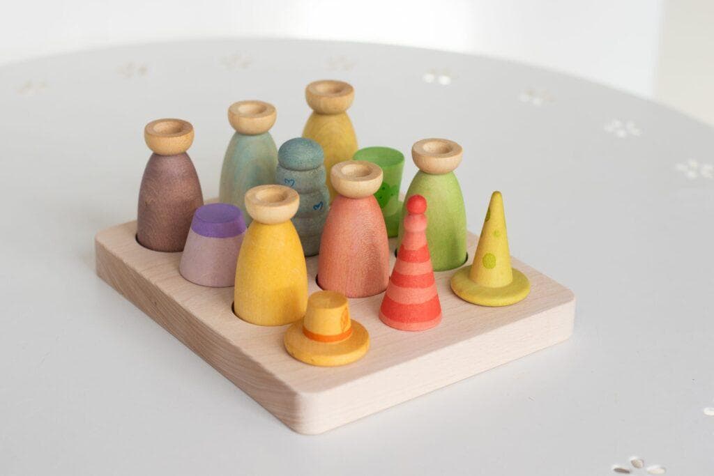 Houten houder | Halve Set Fancy Nins