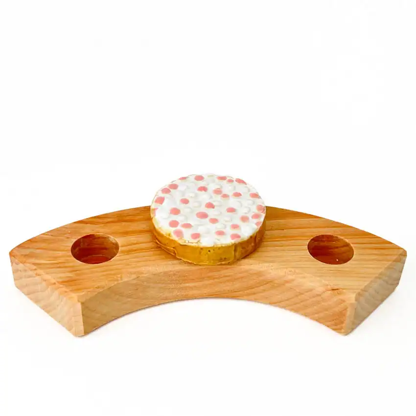 Klein Dappertje | Steker Jaarring | Beschuit met Muisjes | Roze