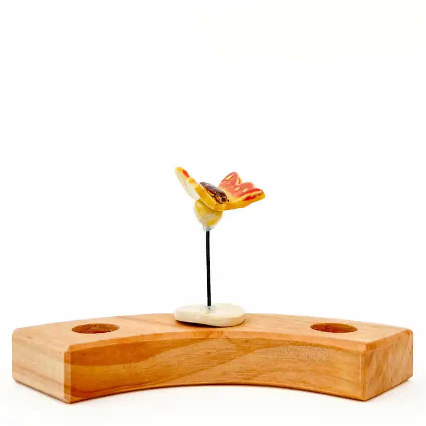 Klein Dappertje | Vlinder rood oranje steker