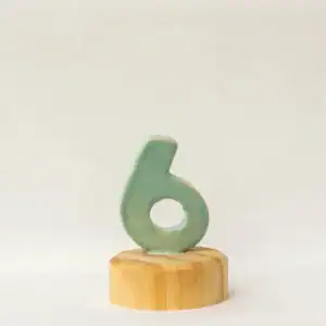 Klein Dappertje | Cijfer 6 steker